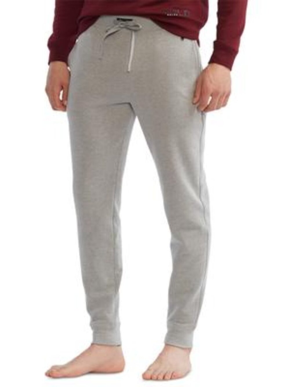 Polo Ralph Lauren Men's Brushed Fleece Jogger Pajama Pants - Andover Heather
